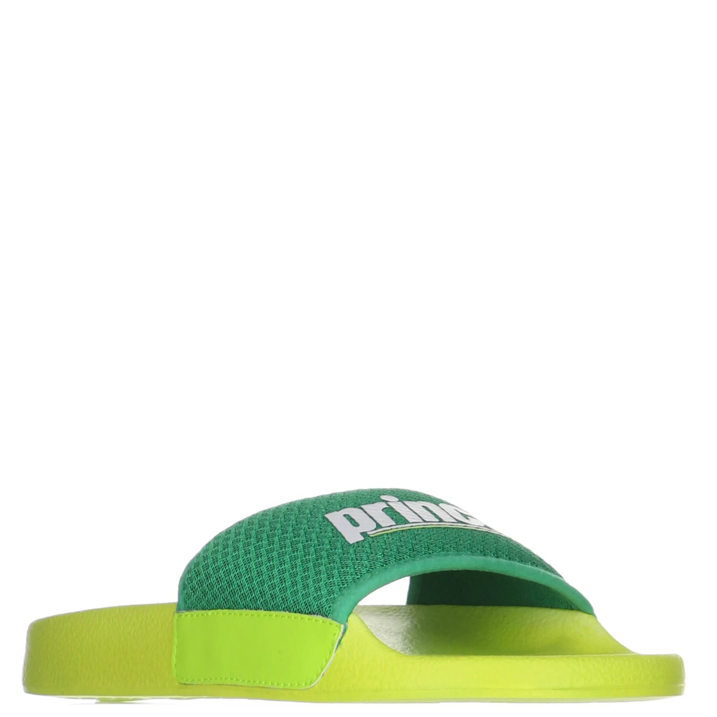 Prince Womens Prism Slides - GREEN/NEON LIME