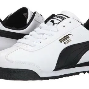 Puma Men's Roma Basic Shoes - White / Black