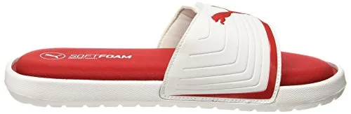 Puma Unisex Adult Starcat Sfoam Barbados Cherry-White Slide-8 Kids UK (36246301)