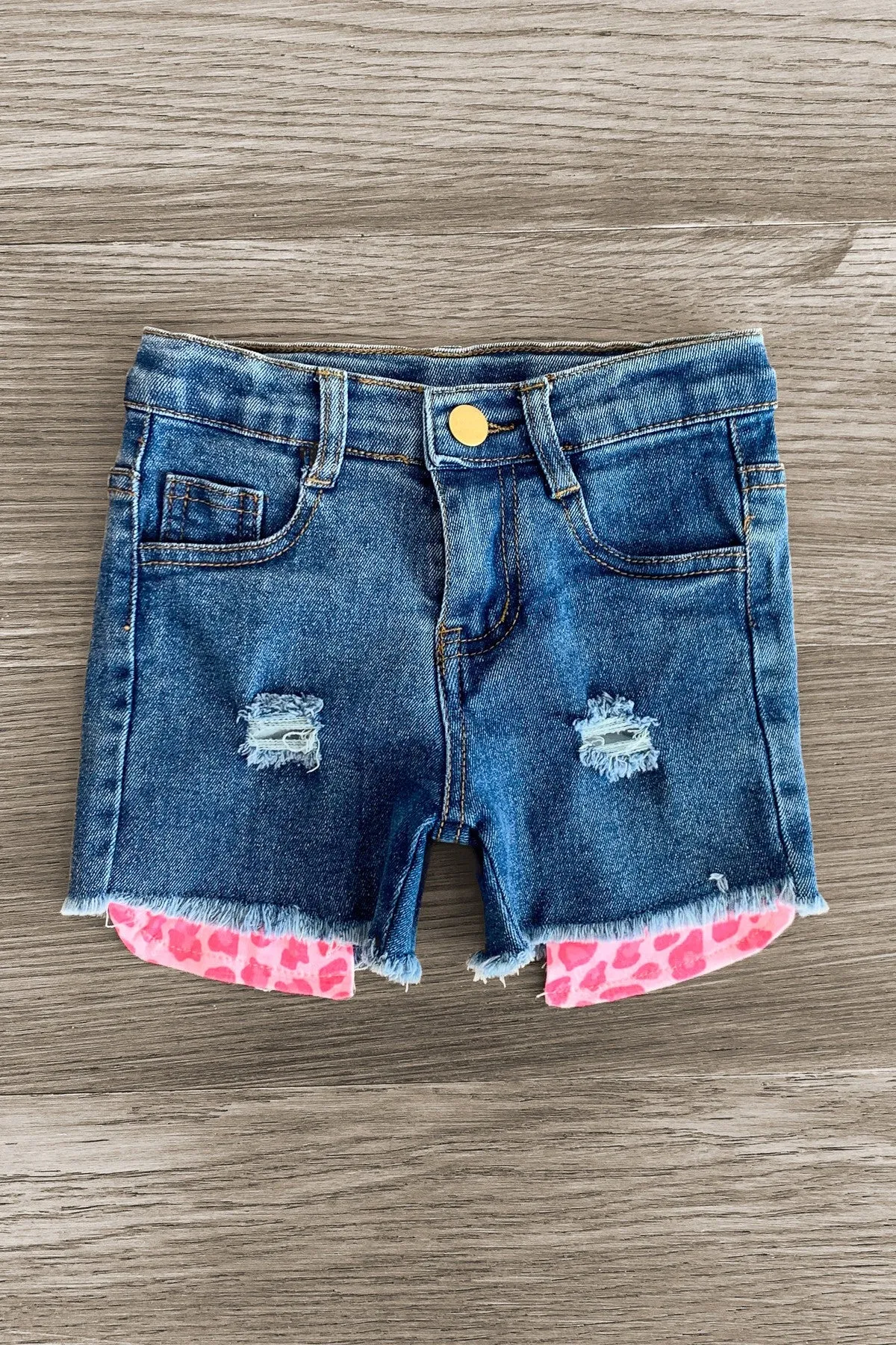 "On My Moms Last Nerve" Denim Short Set