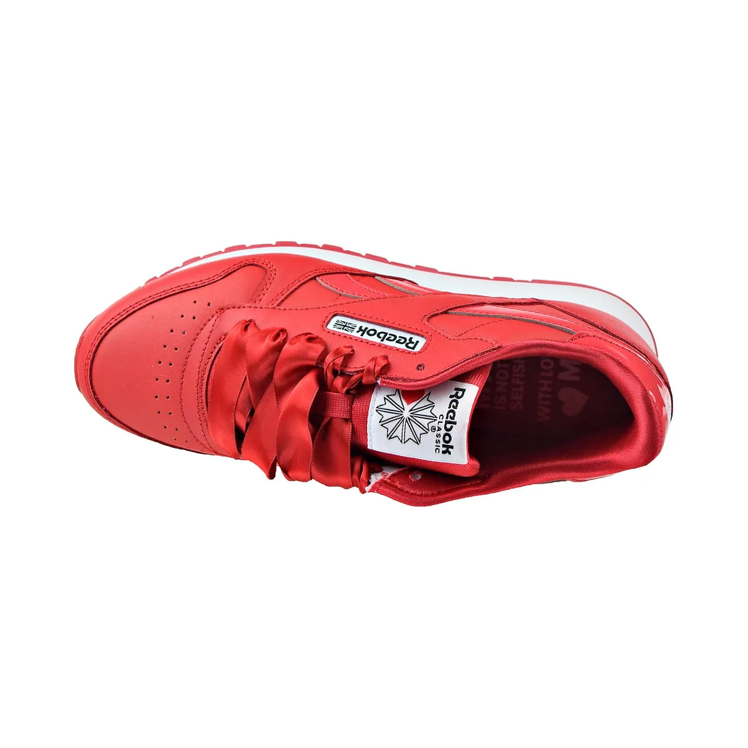 Reebok Classic Leather Big Kids' Shoes Vector Red-Footwear White