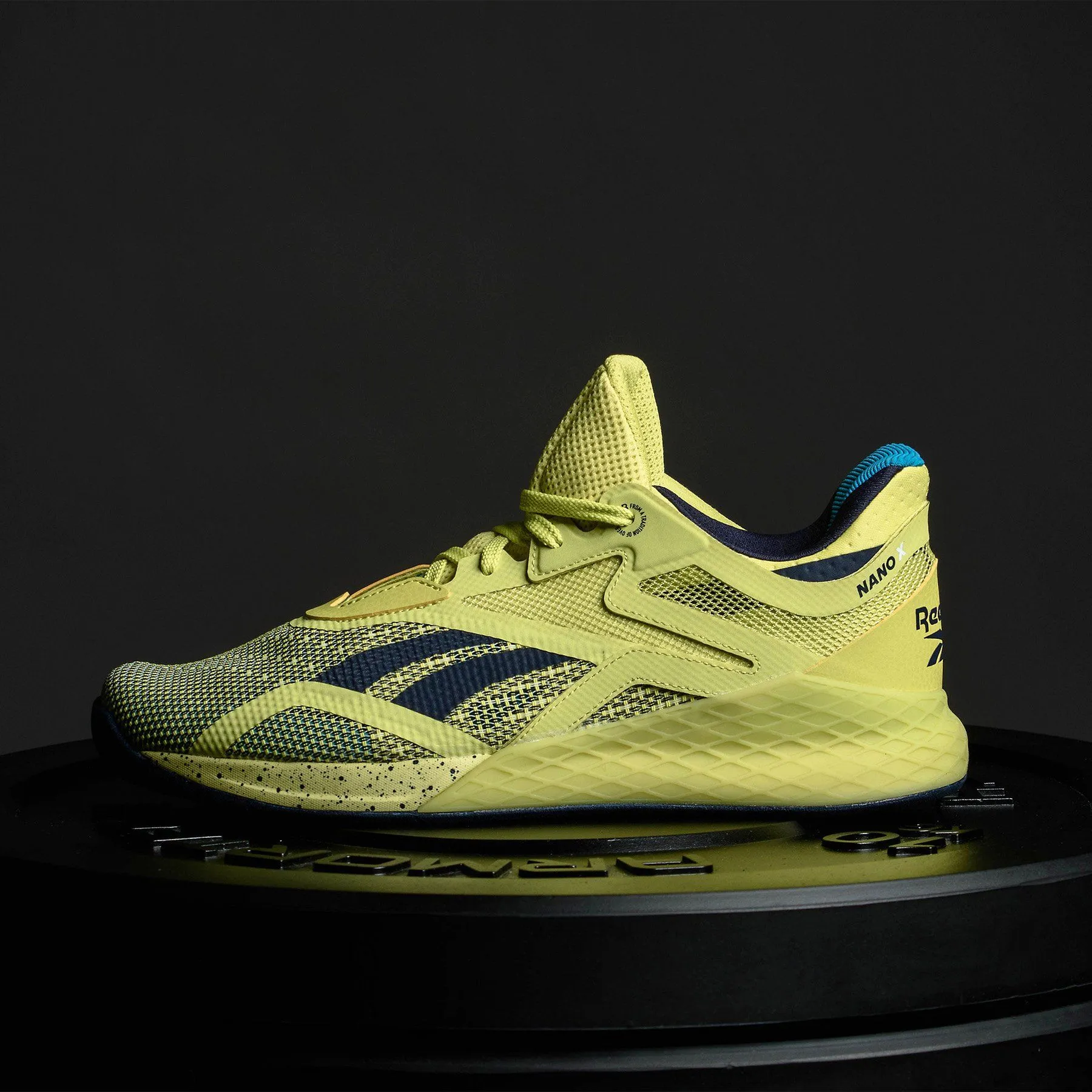 Reebok - Nano X - Men's - Chartreuse/Vector Navy/White