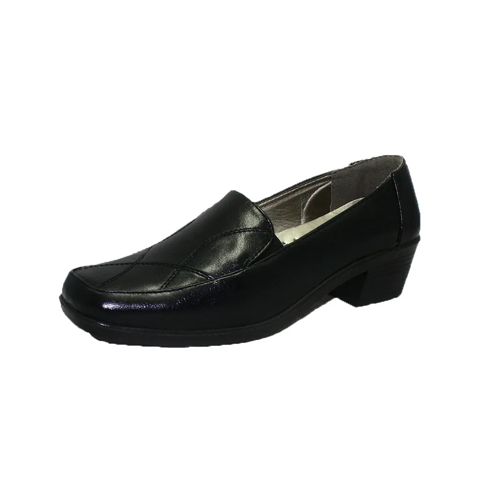 ROCKTHOSECURVES SQUARE TOE LOW LOW HEEL SLIP ON SHOES