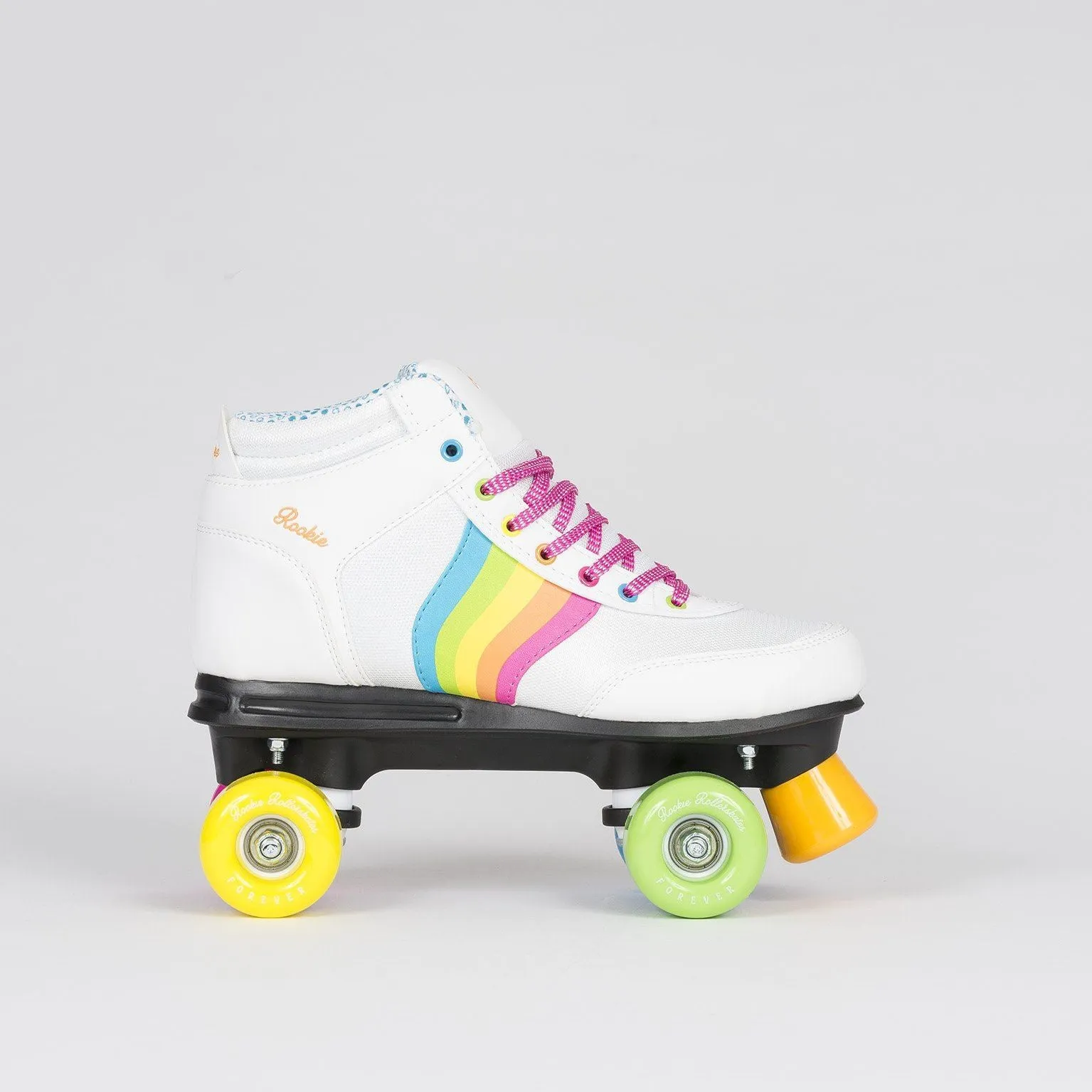 Rookie Forever Rainbow Quad Skates White/Multi