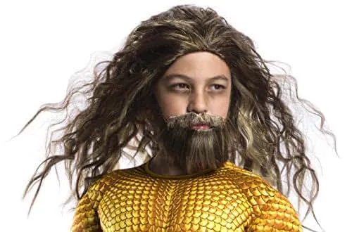 Rubie's Aquaman Beard And Wig Accessory Set Boys