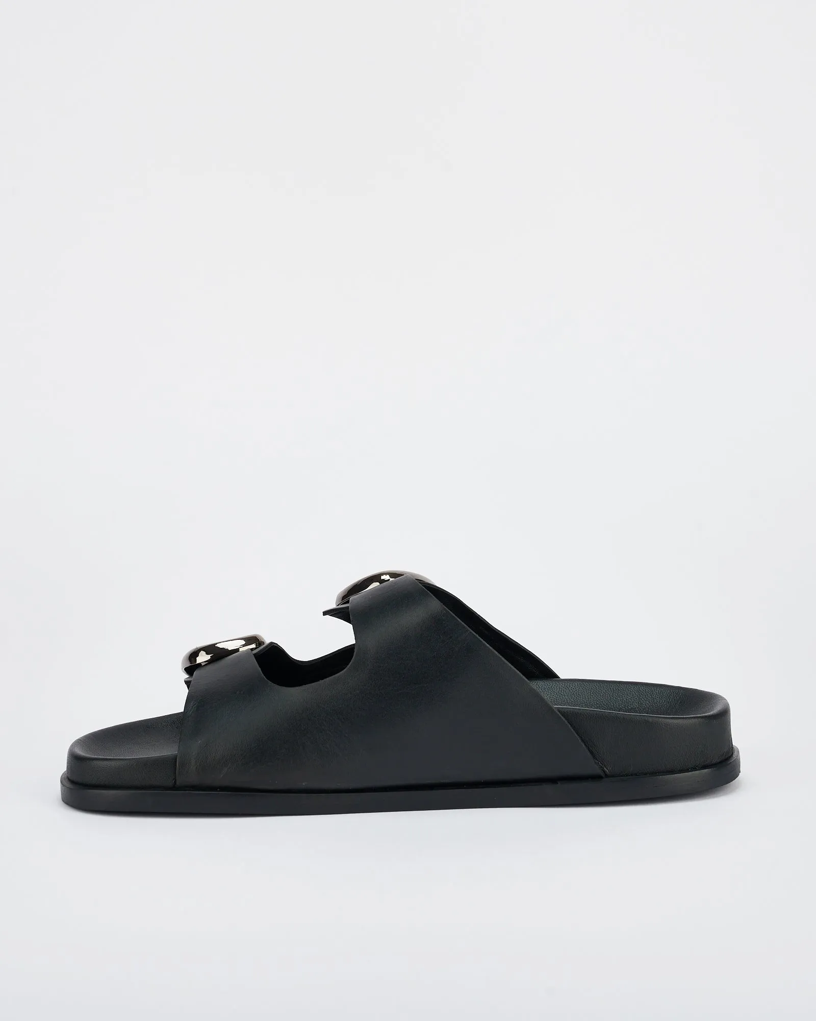 San Jose Footbed Black/Silver