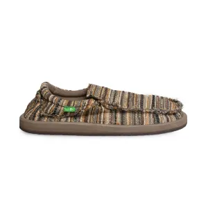 SANUK Chiba Outrageous Brown Shoes - Men's