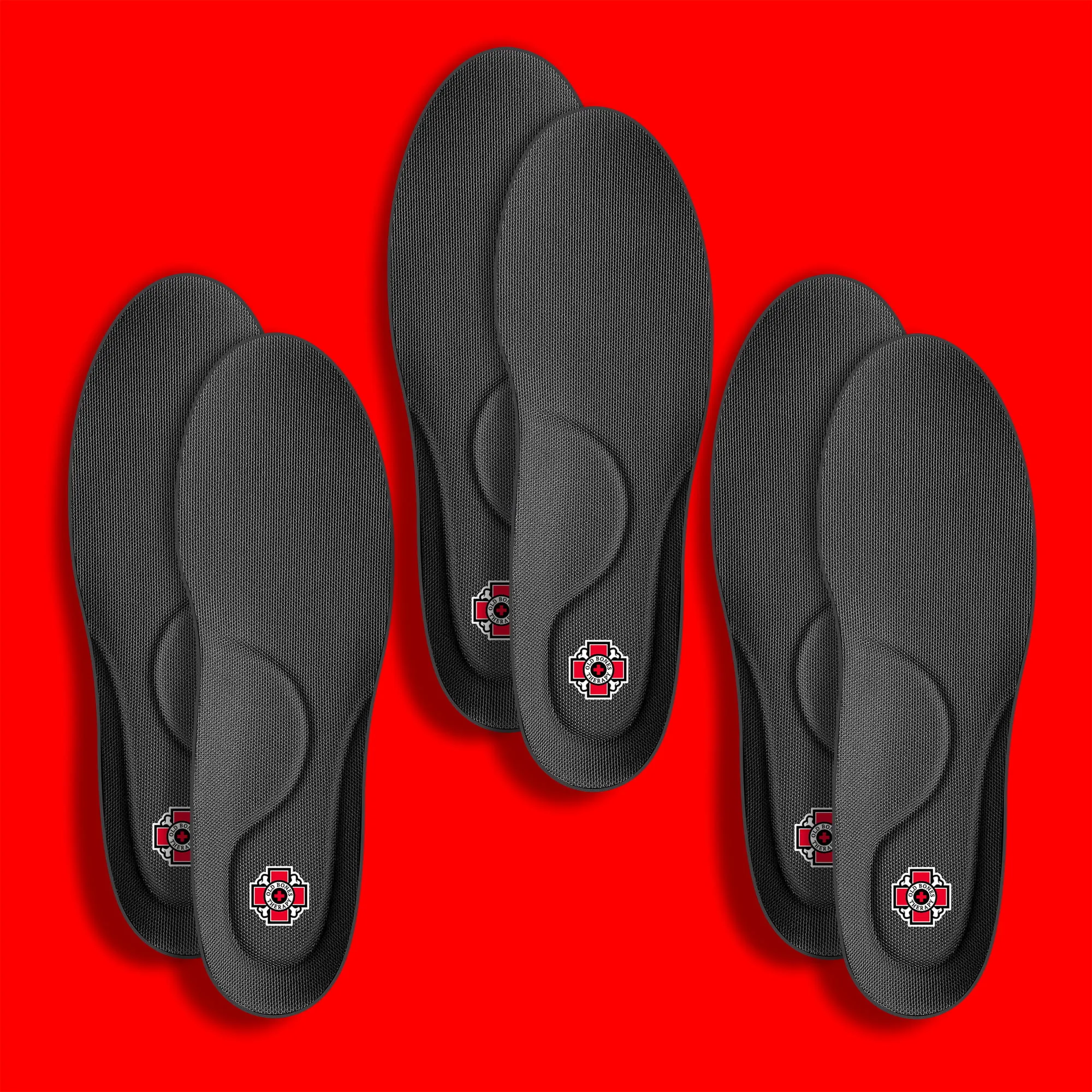 Shock Absorbing Foot Insoles (3-Pack)