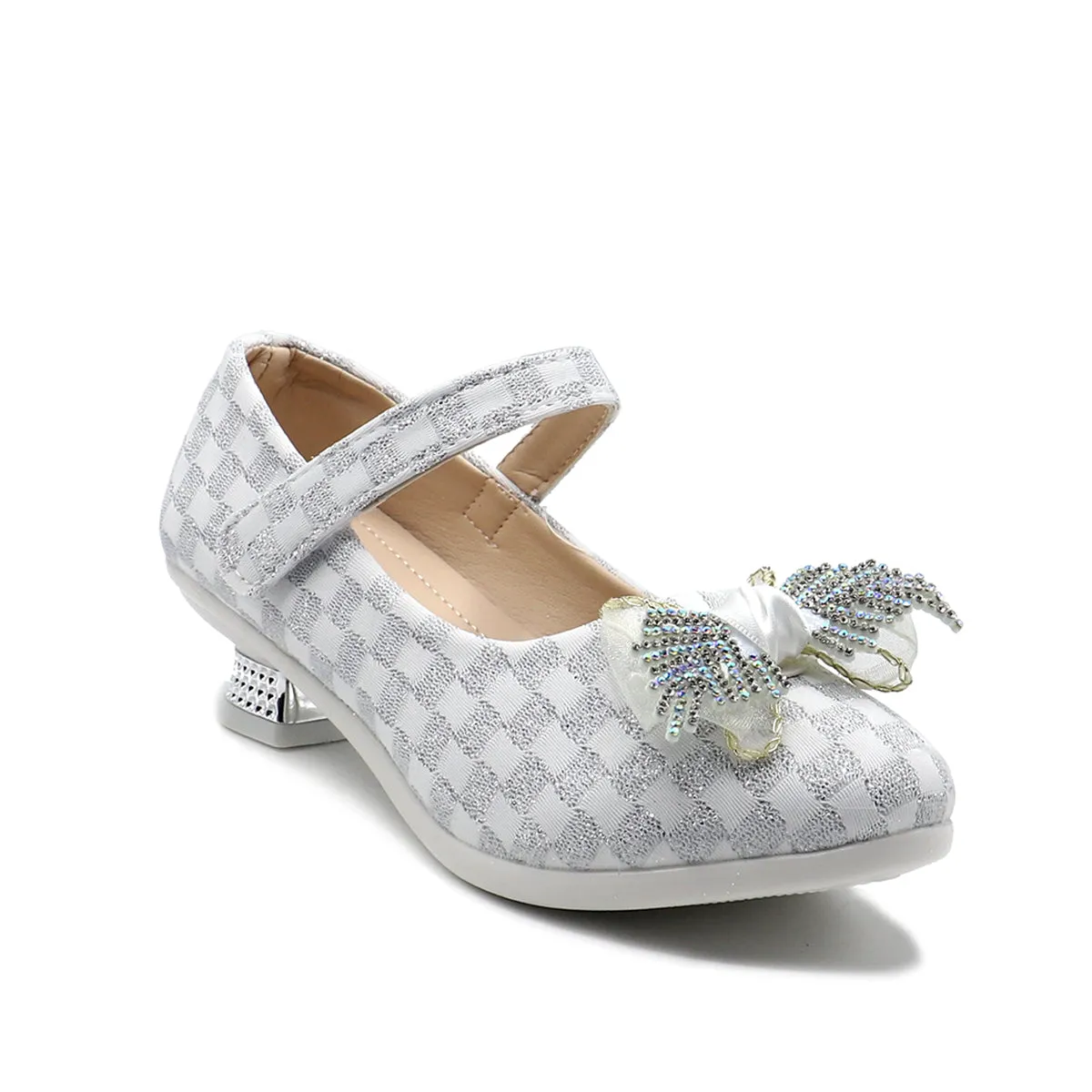 Silver Fancy Court Shoes G70080