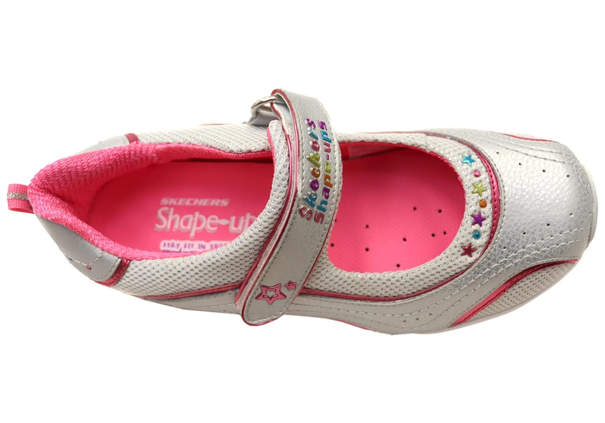 Skechers Kids Girls Shape Ups XF Mary Jane Shoes