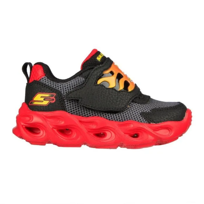 Skechers Kids Toddlers S Lights Thermo Flash Flame Flow Black