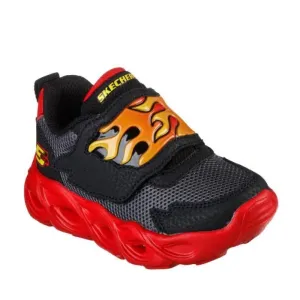 Skechers Kids Toddlers S Lights Thermo Flash Flame Flow Black