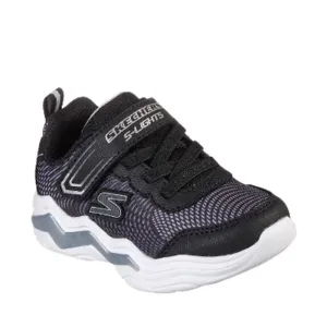 Skechers Light Ups Toddlers Erupters IV Black Silver