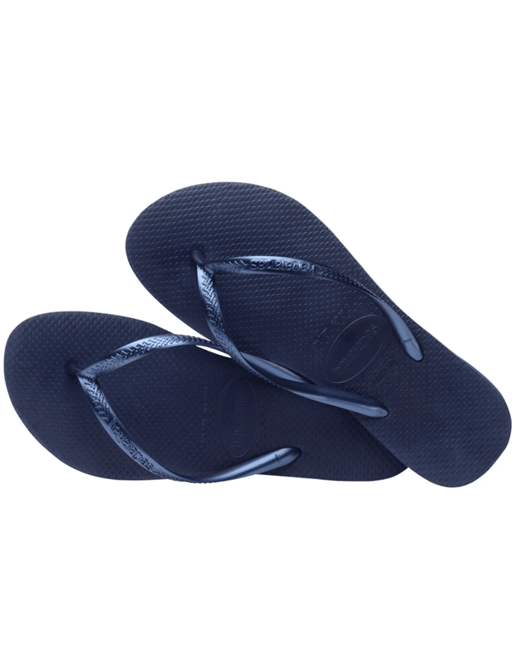 Slim Sandal, Navy Blue