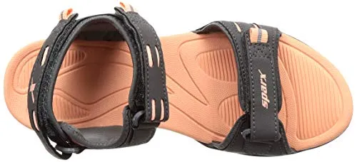 Sparx womens SS0536L Darkgreypeach Sandal - 4 UK (SS0536LDGPC0004)