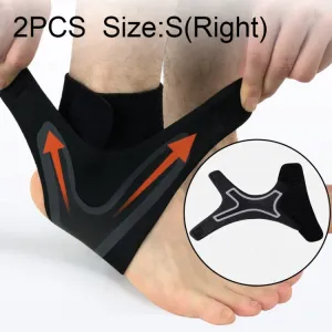 Sport Ankle Support Elastic High Protect Sports Ankle Equipment Safety Running Basketball Ankle Brace Support, Size:S(Right)