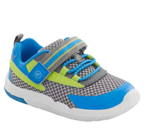 Stride Rite (Little Kid) Ian Sneaker - Grey/Multi