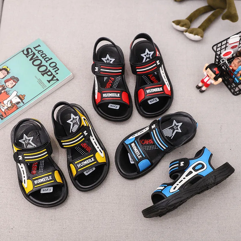 Summer New Style Children's Fashion Soft Bottom Boy Beach Shoes