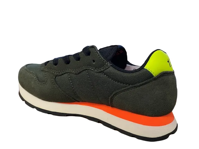 Sun68 sneakers da ragazzo Tom Fluo Z42302T 74 militare scuro