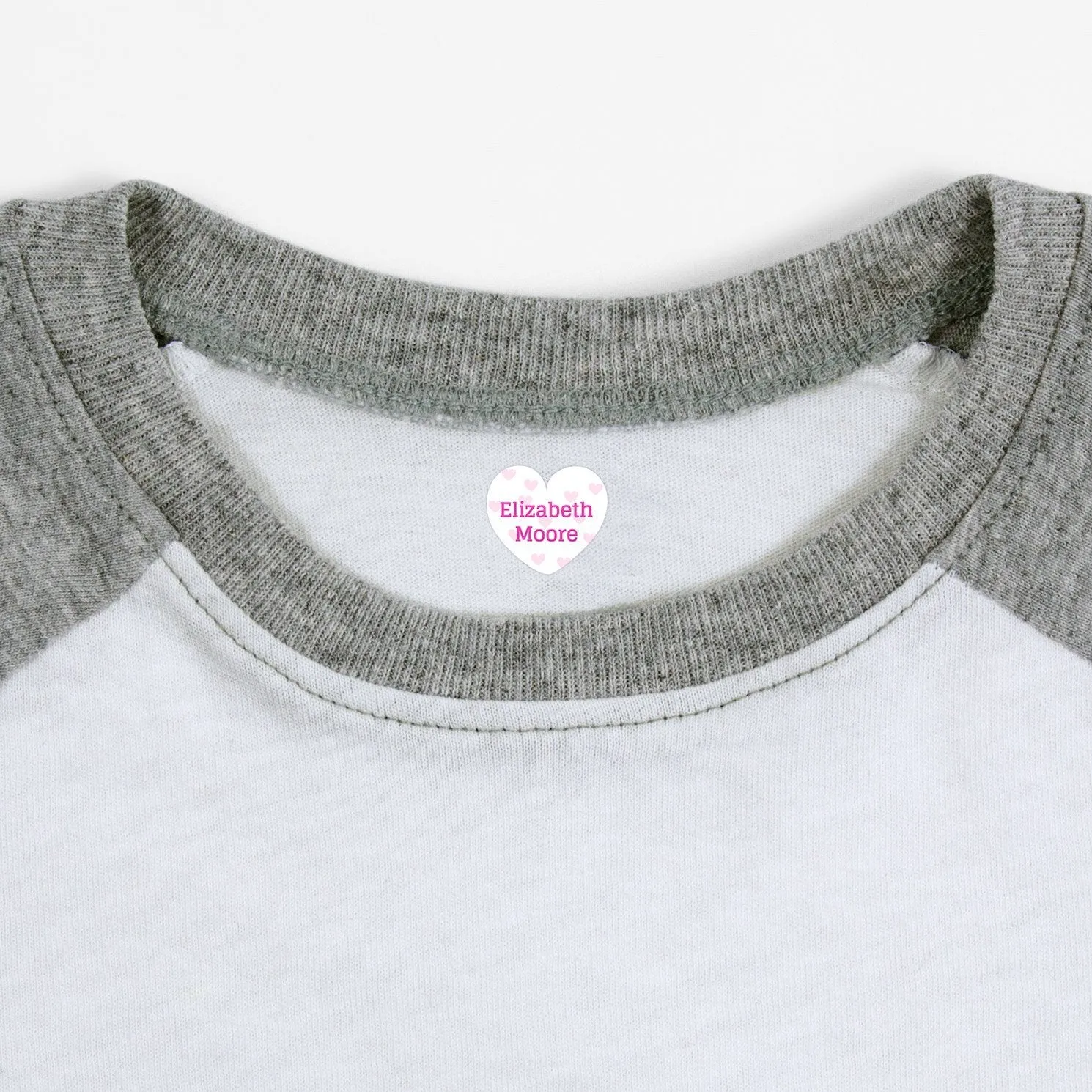 Sweetheart Iron-On Clothing Labels