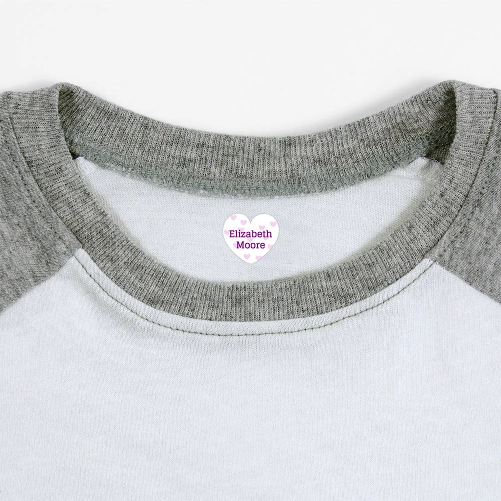 Sweetheart Iron-On Clothing Labels