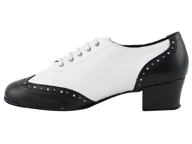 Swing Black & White Cuban Heel