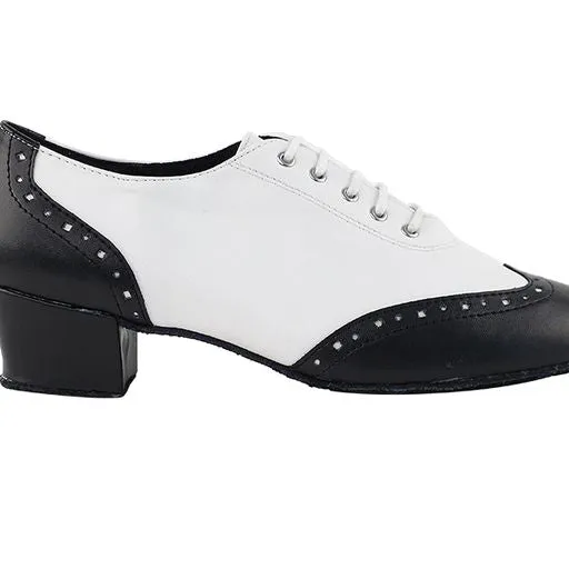 Swing Black & White Cuban Heel