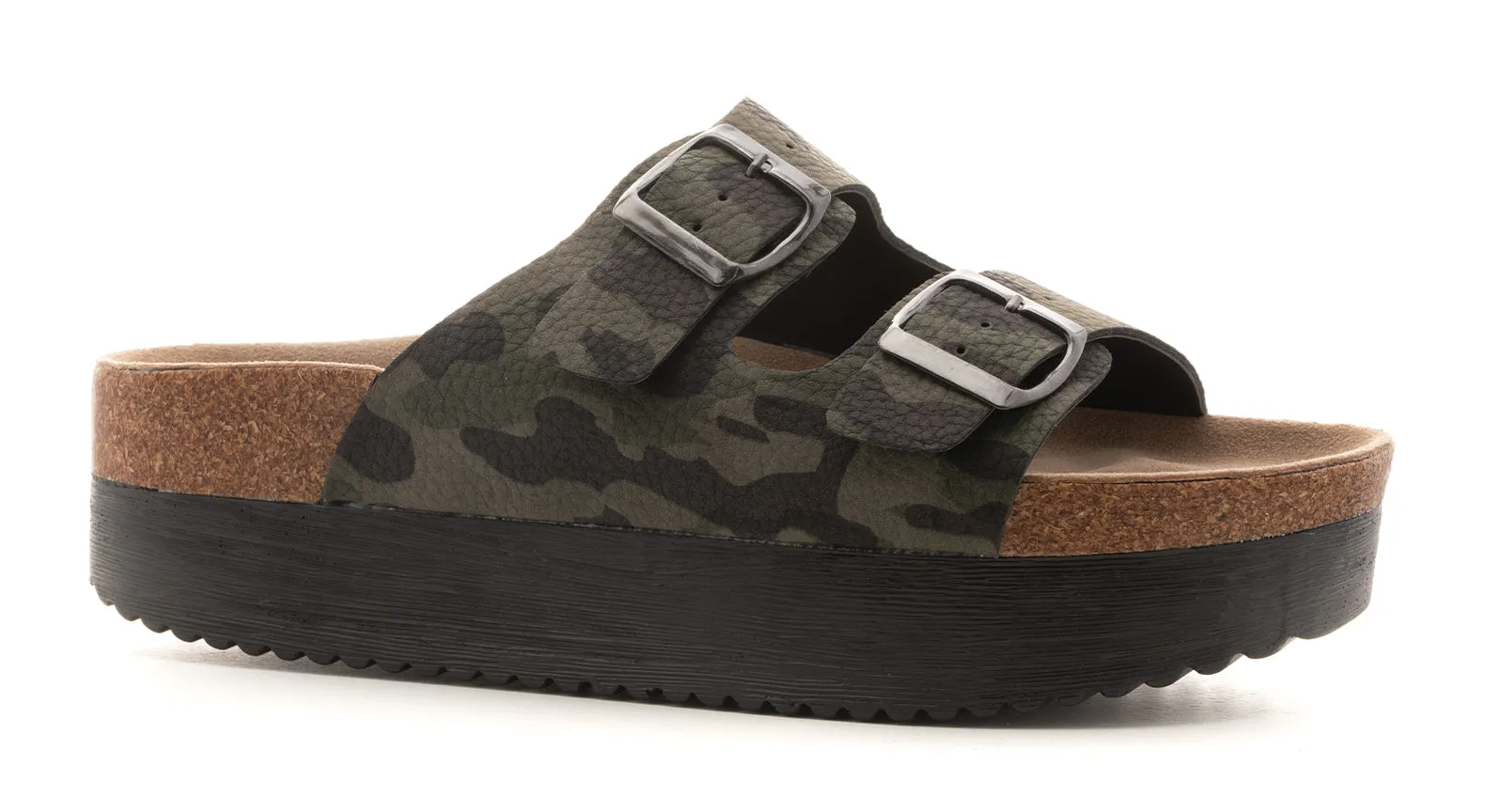 Tabloid Camo Wedge Sandal