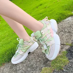 Toleet Korean Fashion Net Celebrity Platform Sneakers