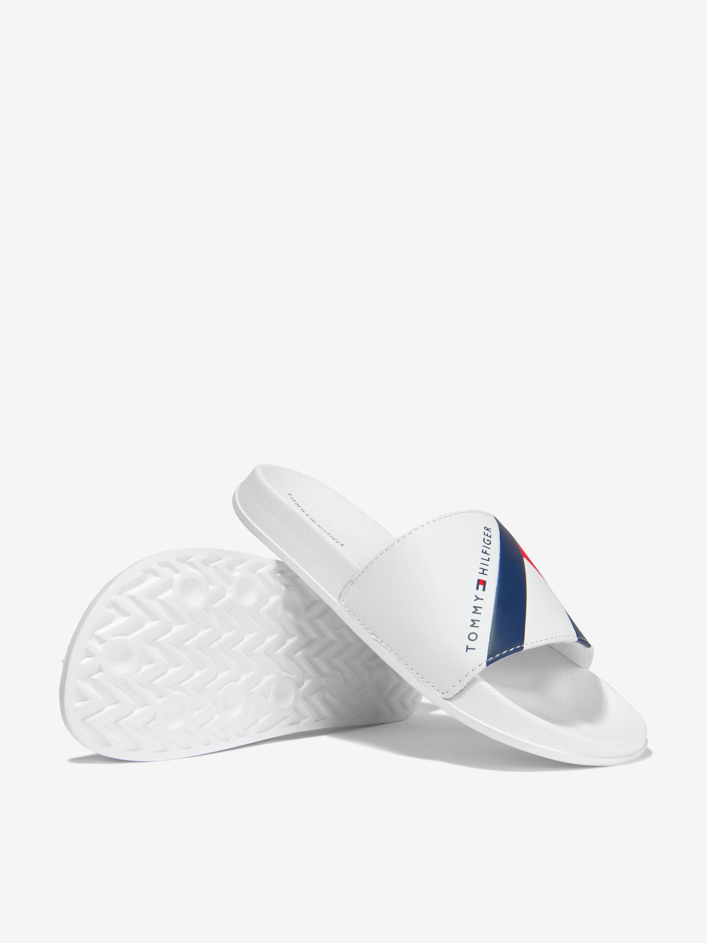 Tommy Hilfiger Boys Flag Logo Print Sliders