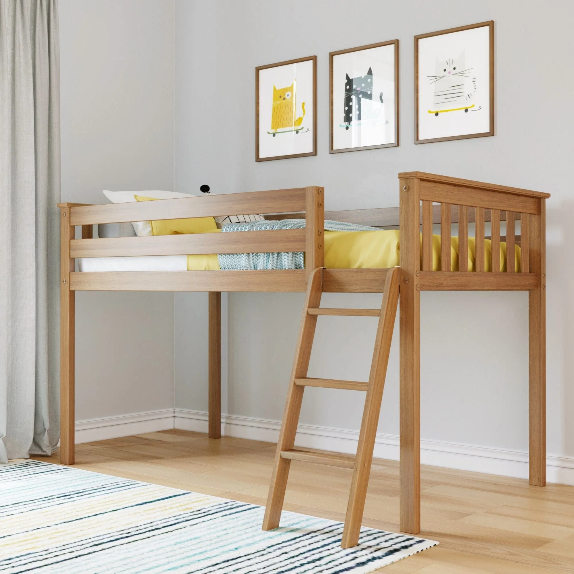 Twin Low Loft Bed