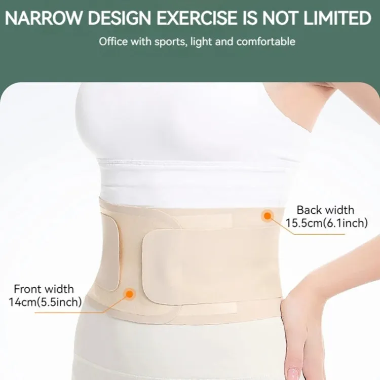 Ultra-thin Waist Belt Lumbar Support Breathable Back Spine Support Corset, Size: XL