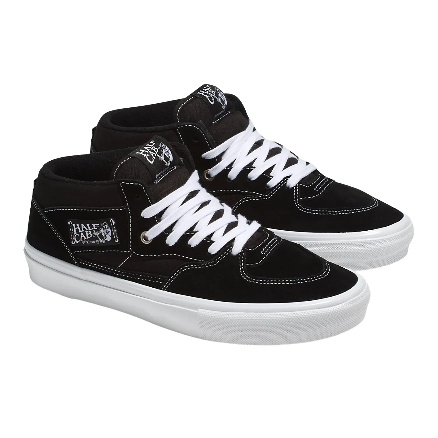 Vans Skate Half Cab Black/White - Men's Shoes