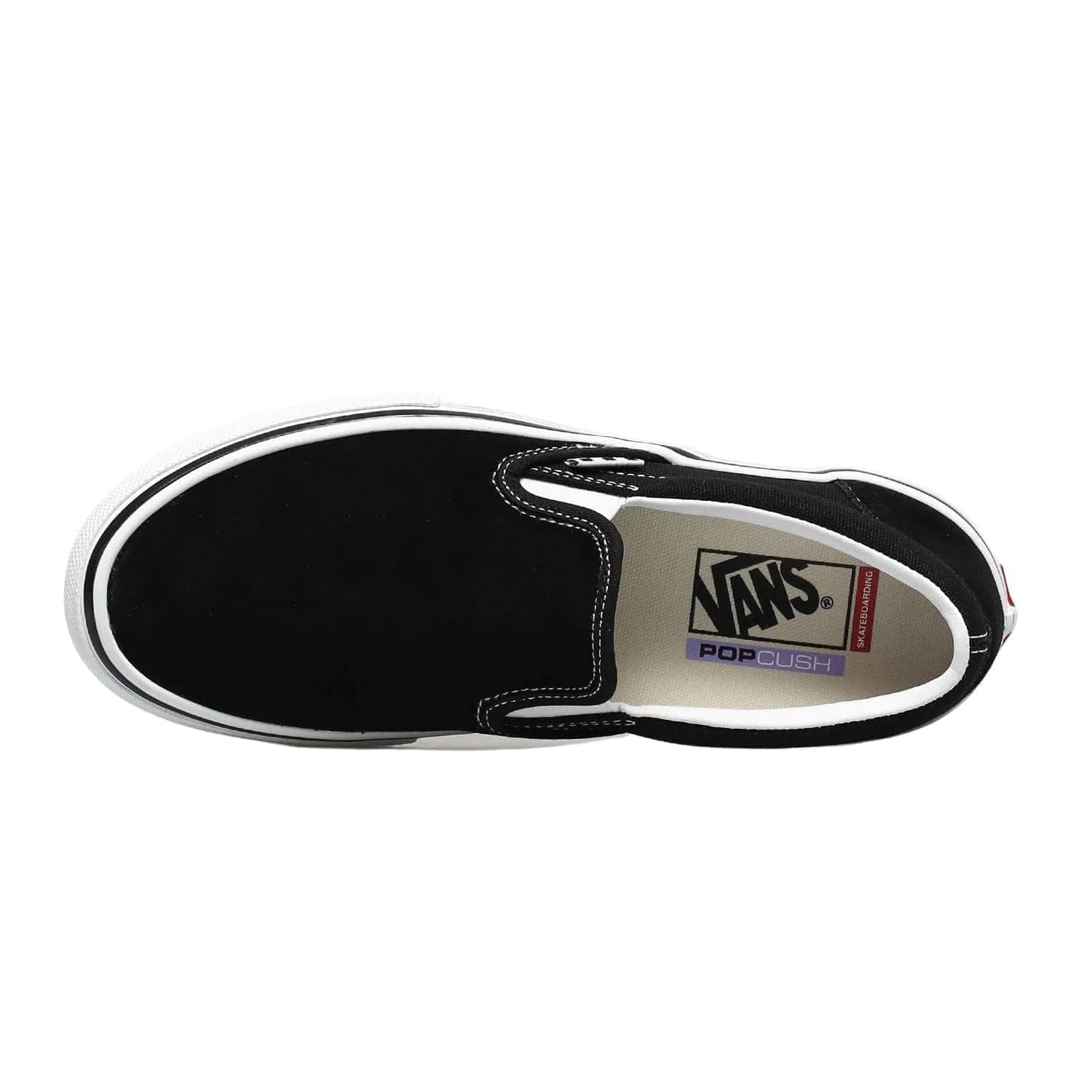 Vans Skate Slip On Skate Shoes - Black/White