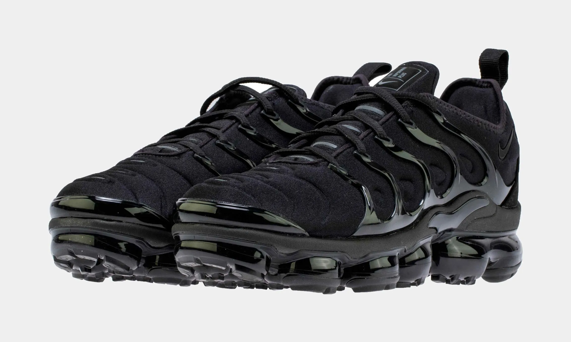 Vapormax Plus Mens Running Shoes (Black/Grey)