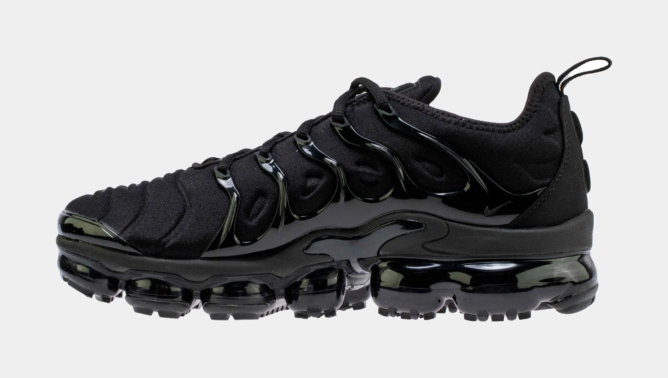 Vapormax Plus Mens Running Shoes (Black/Grey)