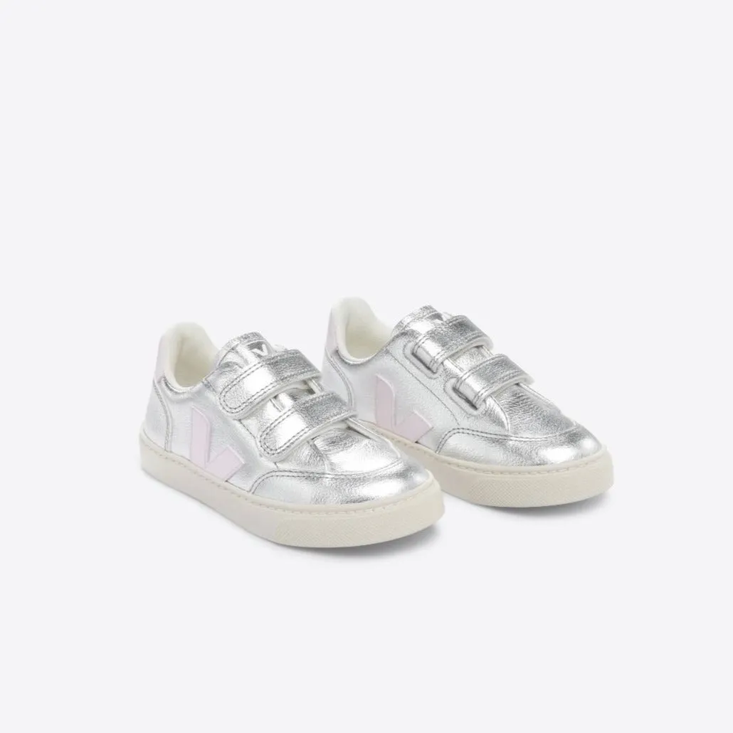 VEJA Kids Small V-12 | Silver Lassi