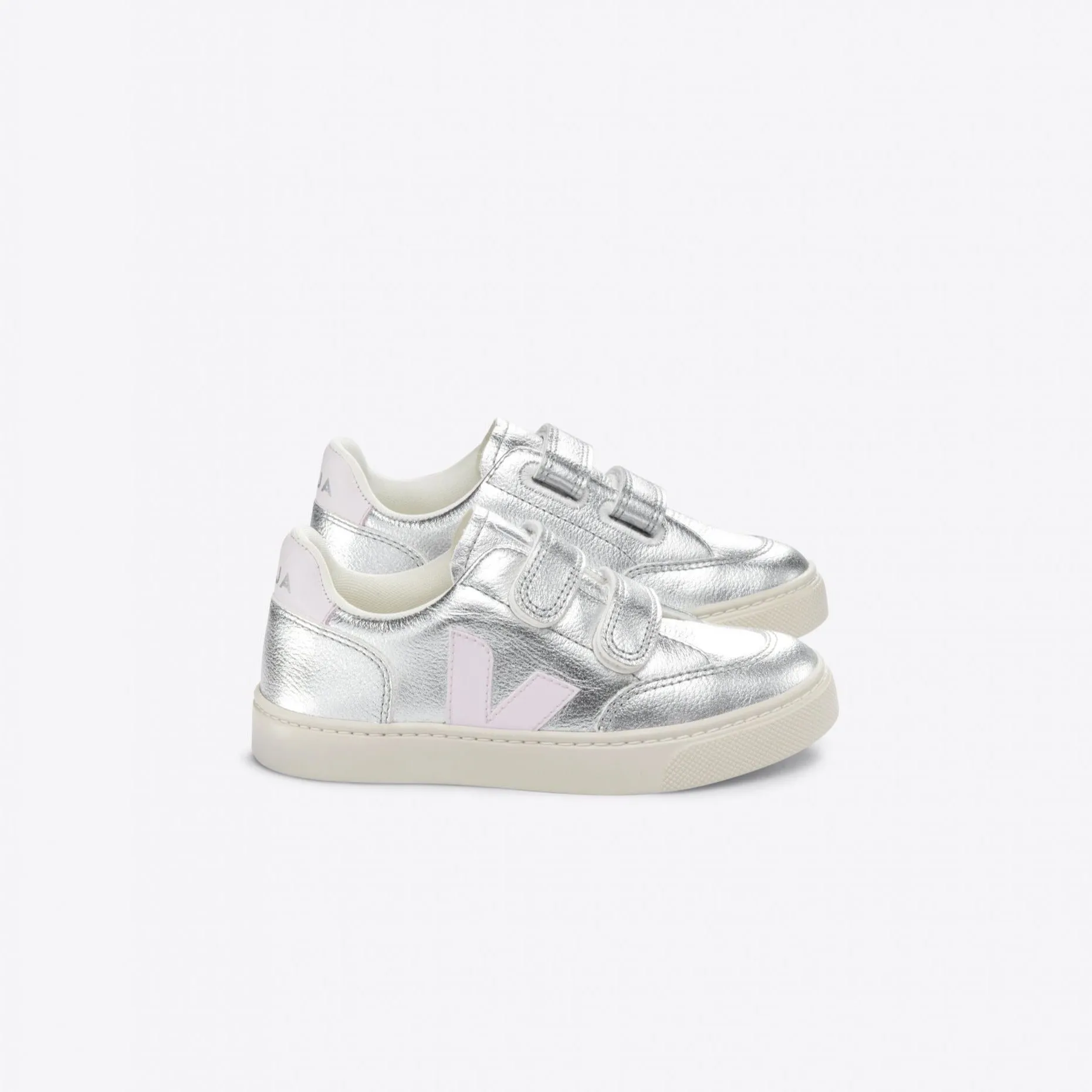 VEJA Kids Small V-12 | Silver Lassi