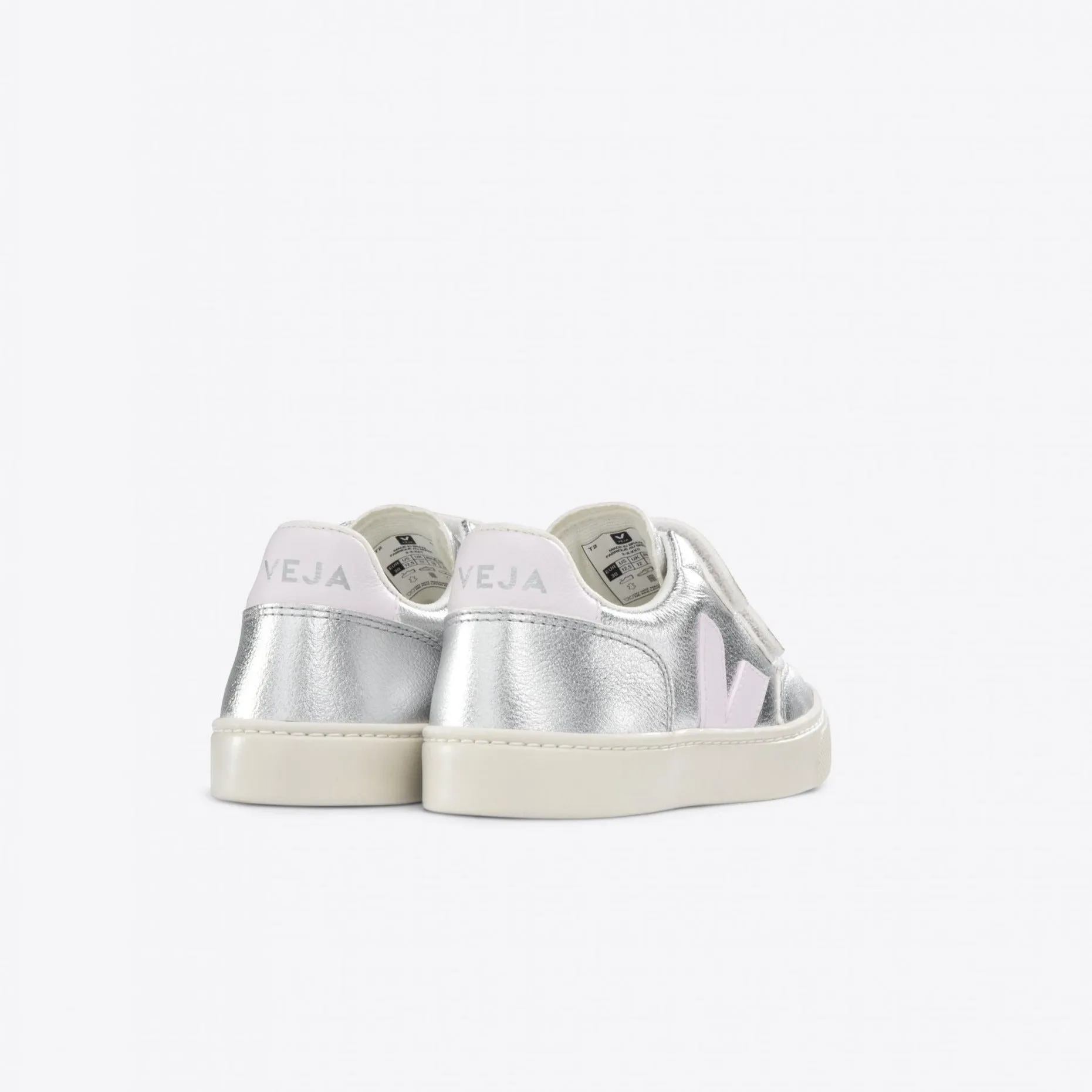 VEJA Kids Small V-12 | Silver Lassi