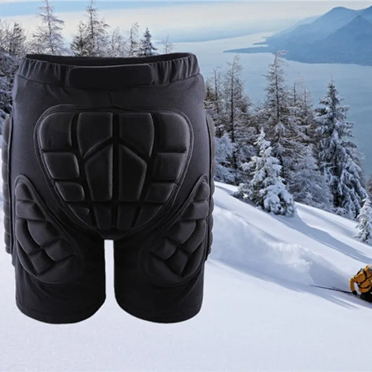 WOLFBIKE Adult Skiing Skating Snowboarding Protective Gear Outdoor Sports Hip Padded Shorts, Size : S