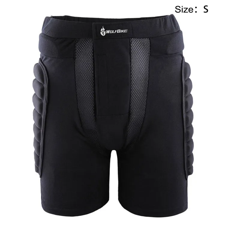 WOLFBIKE Adult Skiing Skating Snowboarding Protective Gear Outdoor Sports Hip Padded Shorts, Size : S