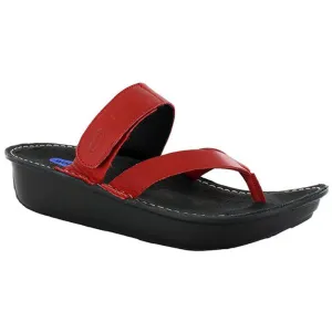 Wolky Tahiti Sandal Red Mighty Leather (Women's)