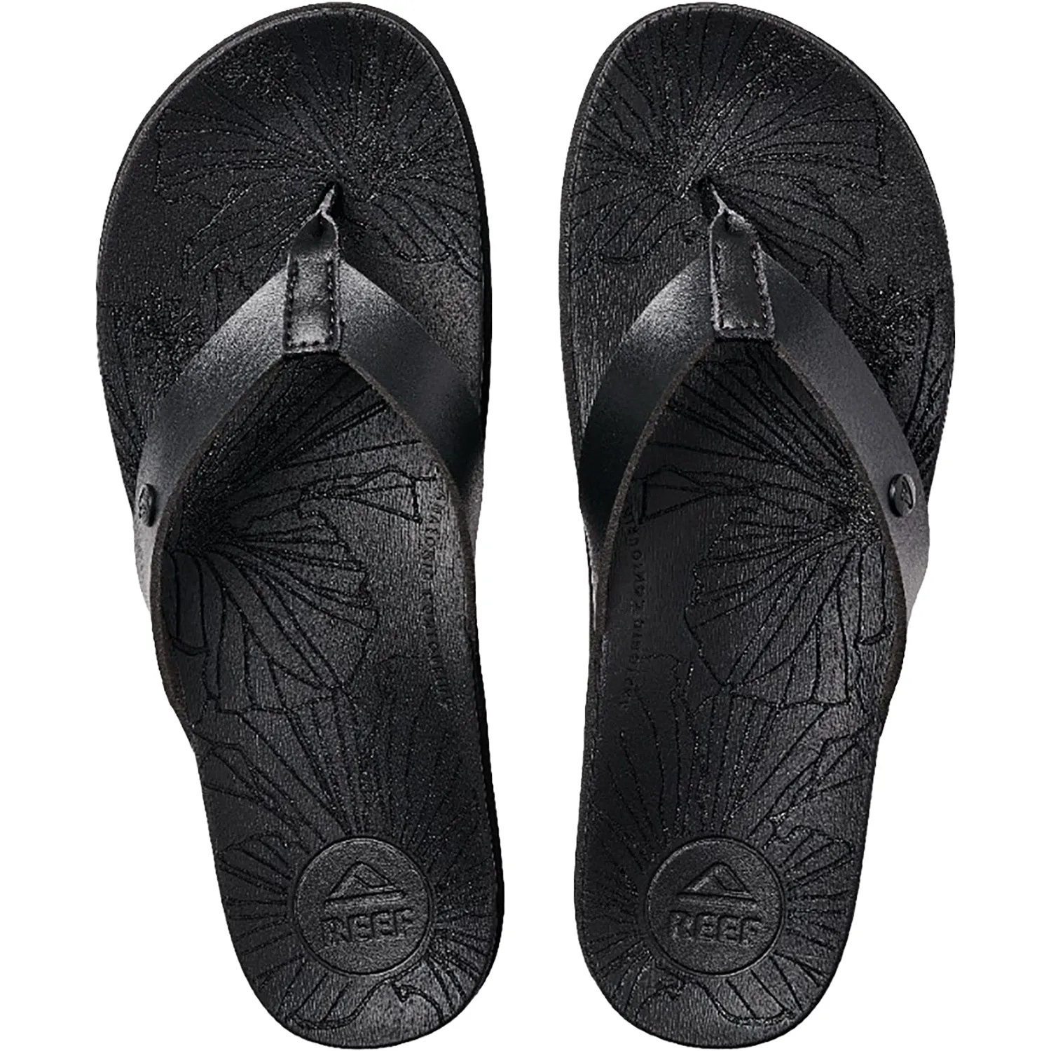 Women's Reef Cushion Porto Cruz Black Night Synthetic