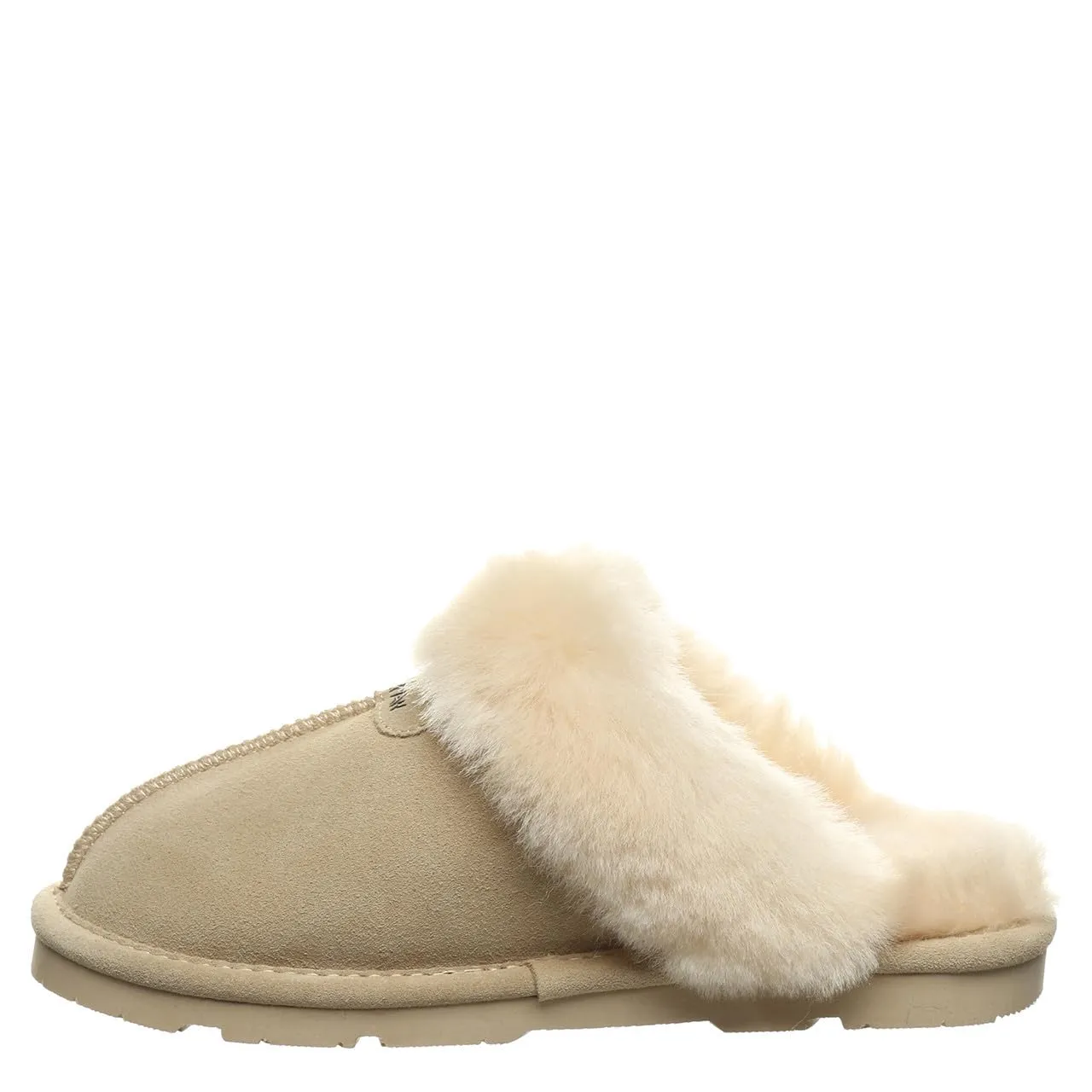 Women's Shoes Bearpaw LOKI II Scuff Suede Slippers 671W OAT