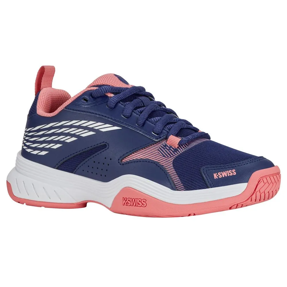 Women's SpeedEx Tennis Shoes Estate Blue and White