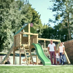 Wood Explorer Swing Set for Kids