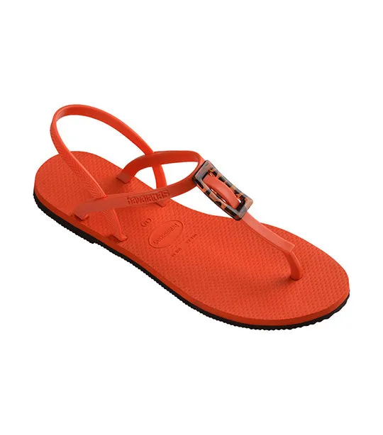 You Paraty Buckle Turtle Sandals Sunset Orange