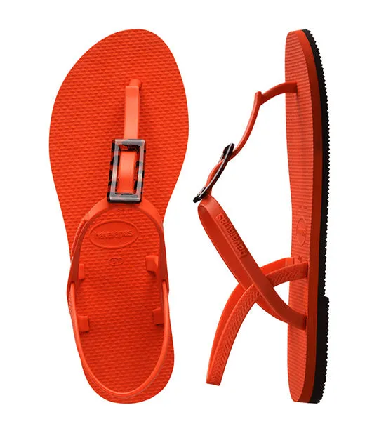 You Paraty Buckle Turtle Sandals Sunset Orange